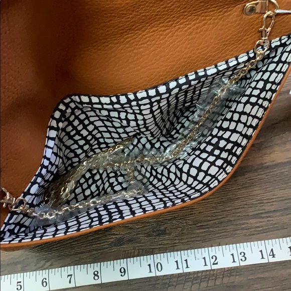 Urban Expressions Cognac Mallory Clutch - Picture 5 of 8